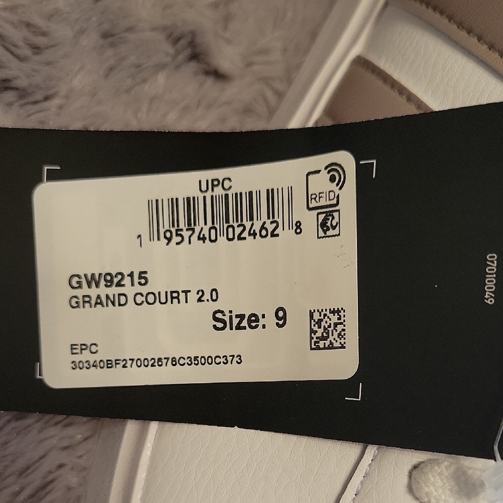 adidas White and Gray Women's Sneakers - Picture 2 of 8